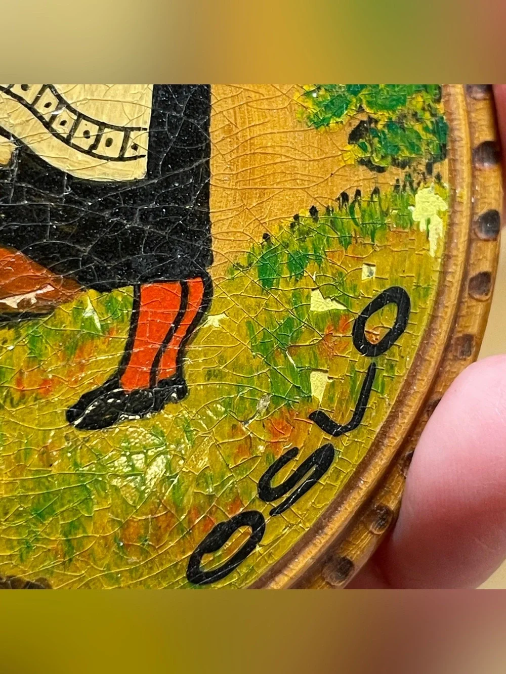 Vintage Norwegian Hand Painted Wooden Tine Boxes - Sogndal